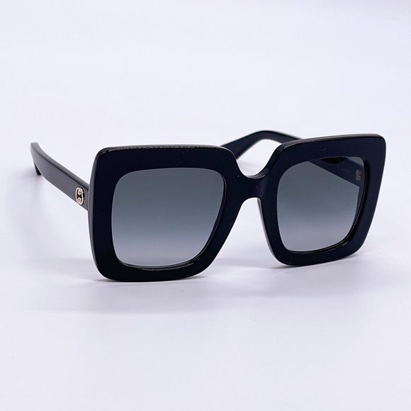 NEW GUCCI GG0328S 001 SQUARE WOMEN SUNGLASSES GUCCI NEW COLLECTION EYEWEAR - Picture 5 of 12